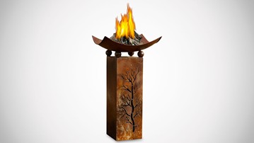 Decorative "Brazier" Fire Pillar Decorative "Brazier" Fire Pillar