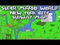 Super Mario New York City Subway Map