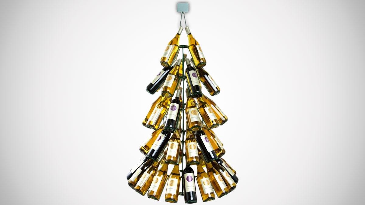 Christmas Tree Wine Bottle Rack Christmas Tree Wine Bottle Rack