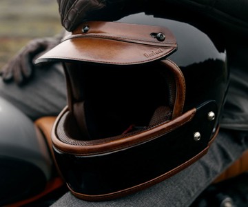 Berluti Leather Motorcycle Helmet Berluti Leather Motorcycle Helmet