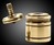 Solid Brass Paperweight & Top