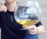 Giant Crystal Glass Brandy Snifters