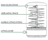 MARBOLOUS Modern, Mechanical Marble Track