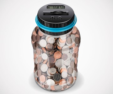 Lefree Digital Money-Counting Swear Jar