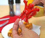 Running Behind Condiment Bottle Topper