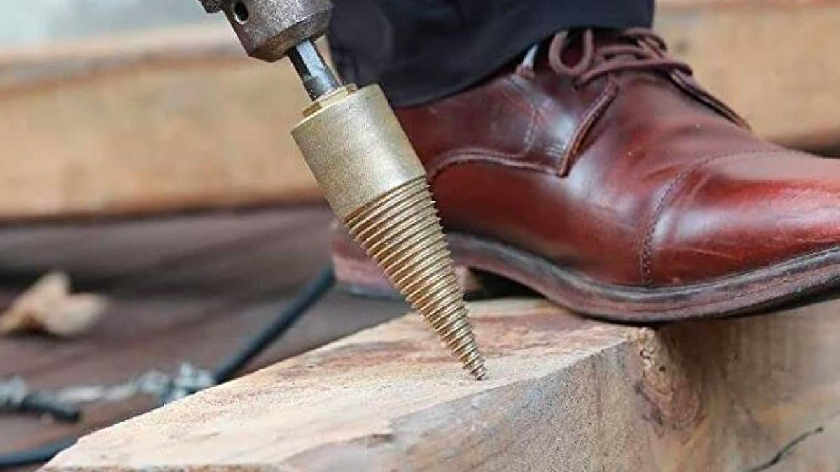 Jerax Tools Kindling Cracker - Wood Splitting Drill Bit Jerax Tools Kindling Cracker - Wood Splitting Drill Bit