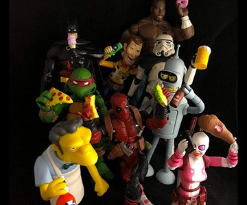 Super Foodie Action Figure Accessories