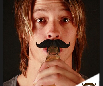 Beermo Bottle Mustache