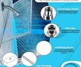 Clear Shower XL Transparent Shower Head