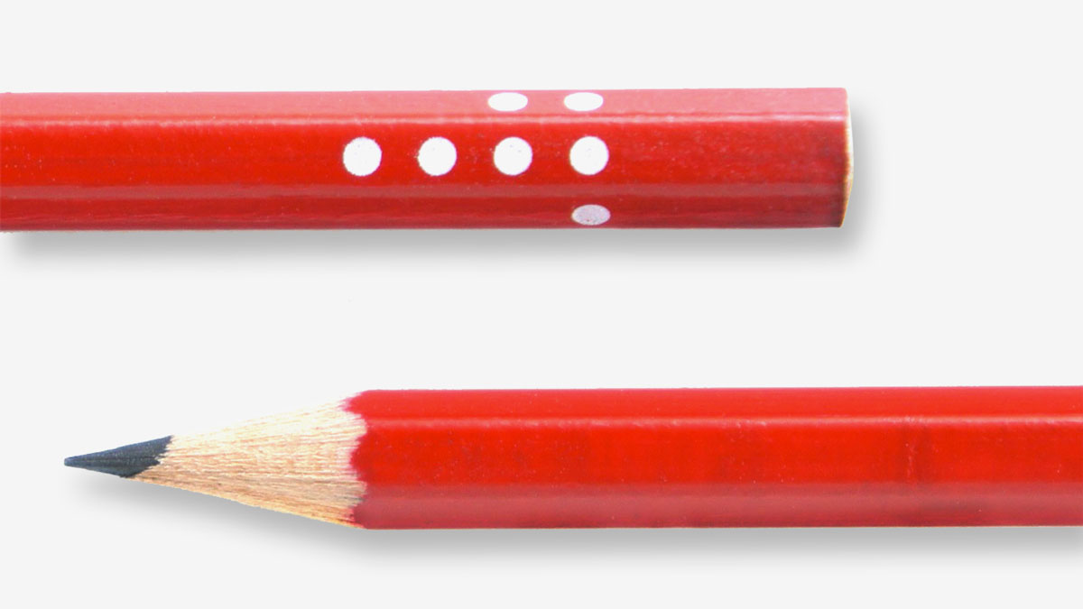 Pencil Dice - Pencil with Integrated Rolling Dice