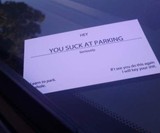 You Suck At Parking Business Cards