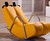 Leather Banana Rocking Chair