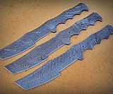 Damascus Steel Blank Blades