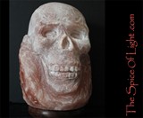 Himalayan Salt Skull Lamp
