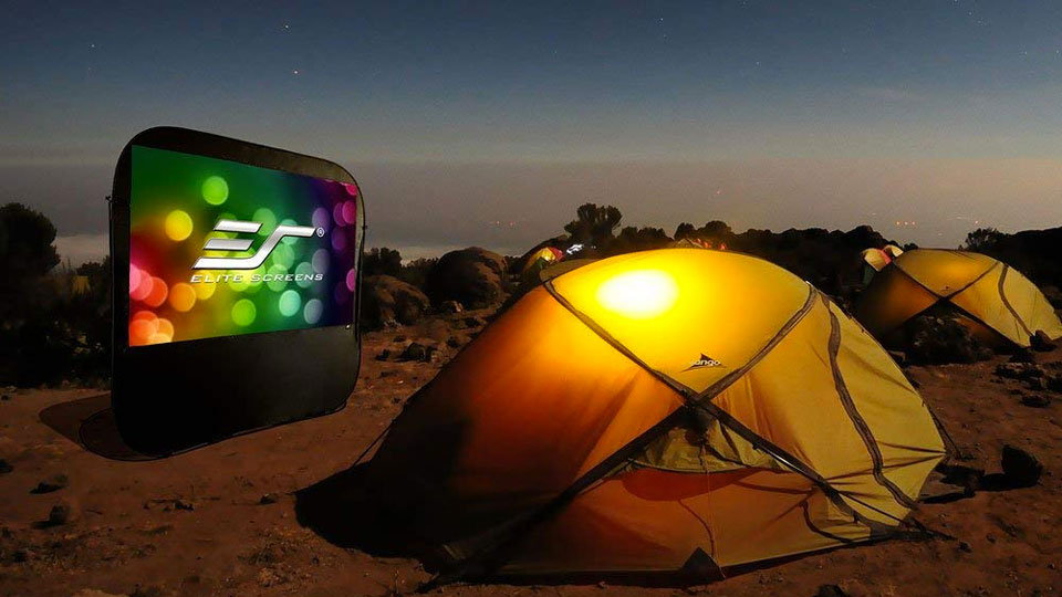 Pop-up Cinema Portable Outdoor Folding Projector Screen
