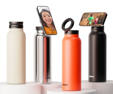 Ringo Water Bottle with Phone Holder Ringo Water Bottle with Phone Holder