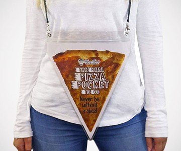 Pizza Pocket To Go - Slice of Pizza Carrier Pizza Pocket To Go - Slice of Pizza Carrier