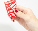 Candy Cane Edible Shot Glasses