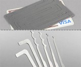 Titanium Lock Picking Card