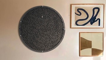 Wall-Mounted Labyrinth Game Wall-Mounted Labyrinth Game