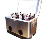 BREKX Party Cooler with Bluetooth Speakers