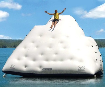 Gigantic Inflatable Climbing Iceberg