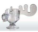 Christmas Vacation Glass Moose Mug
