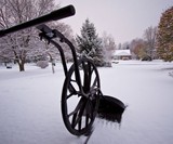 Wheeled Snow Shovel