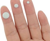3D Domed Glow in the Dark Star Dots