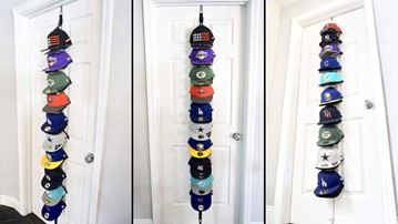 The Clip Hanger Hat Rack
