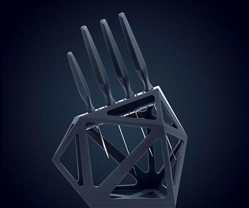 Black Diamond Floating Knife Block Black Diamond Floating Knife Block