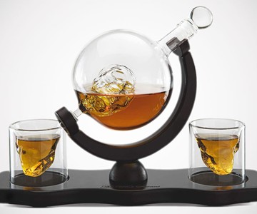 Skull Decanter Set with Skull Shot Glasses Skull Decanter Set with Skull Shot Glasses