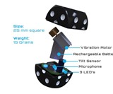 Boogie Dice - Self-Rolling, Sound-Activated Dice