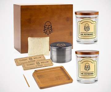 Mr. Potbeard Bamboo Stash Box Kit