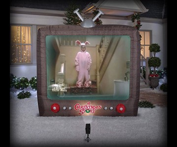 A Christmas Story 8' Living Projection Inflatable A Christmas Story 8' Living Projection Inflatable