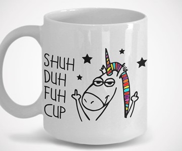 Shuh Duh Fuh Cup Unicorn Mug
