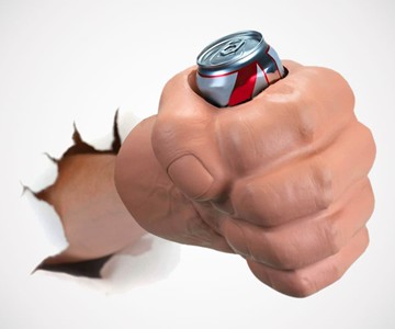 The Beast - Fist Can Koozie The Beast - Fist Can Koozie