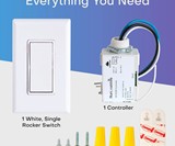 RunLessWire Wireless Light Switch Kit