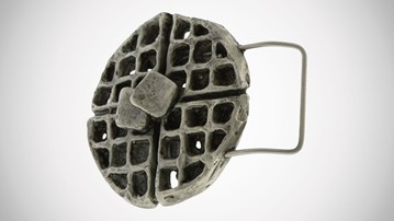 Waffle Belt Buckle Waffle Belt Buckle
