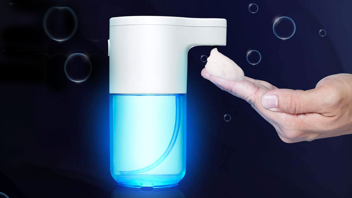 ESNTL Soap Dispenser with 20 Second Light Timer ESNTL Soap Dispenser with 20 Second Light Timer
