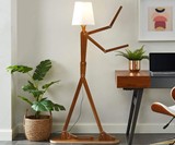 Posable Stick Figure Floor Lamp