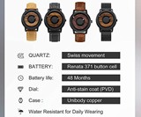 Wood & Magnetic Ball Bearing Watch