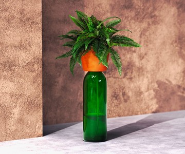 Self-Watering Bottle Planter Self-Watering Bottle Planter