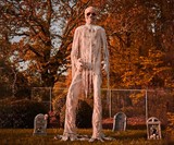 12' Haunted Living Lighted Animatronic Mummy