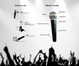 Drop the Mic Microphone - Drop & Play Your Recording