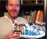 Bryan Cranston Holding Breaking Bad Chuck Taylors