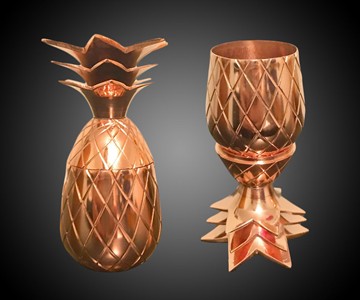 Brass Pineapple Shot Glass Brass Pineapple Shot Glass