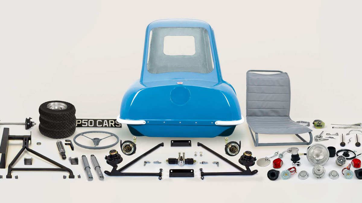 P.50 Car Kit - Build Your Own World's Smallest Car P.50 Car Kit - Build Your Own World's Smallest Car