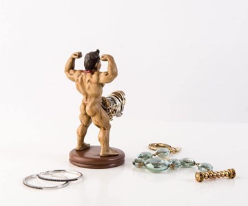 Strong Man Ring Holder Strong Man Ring Holder