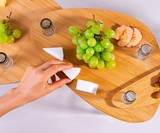 Wine Bottle Topper Cheese Board Set